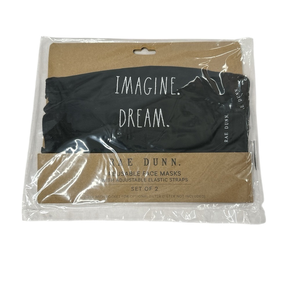 ๐
บRAE Dunn Imagine Dream reusable face mask with Adjustable Elastic straps
